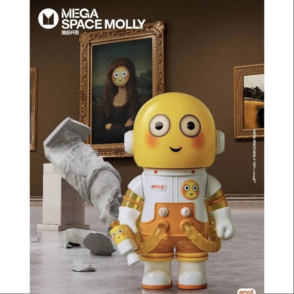 Pop Mart Mega Space Molly 100% X Emoji Series Confirmed Confession